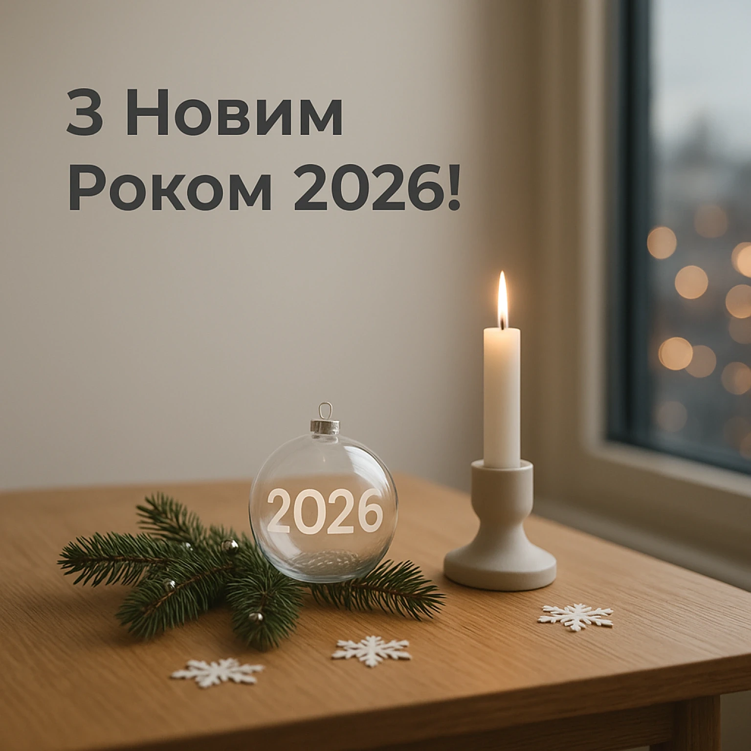 Привітання з новим роком 2026
