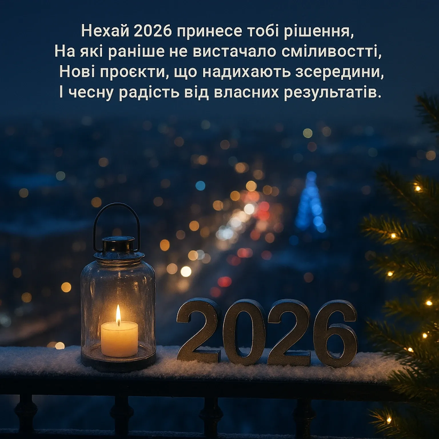 Привітання з новим роком 2026