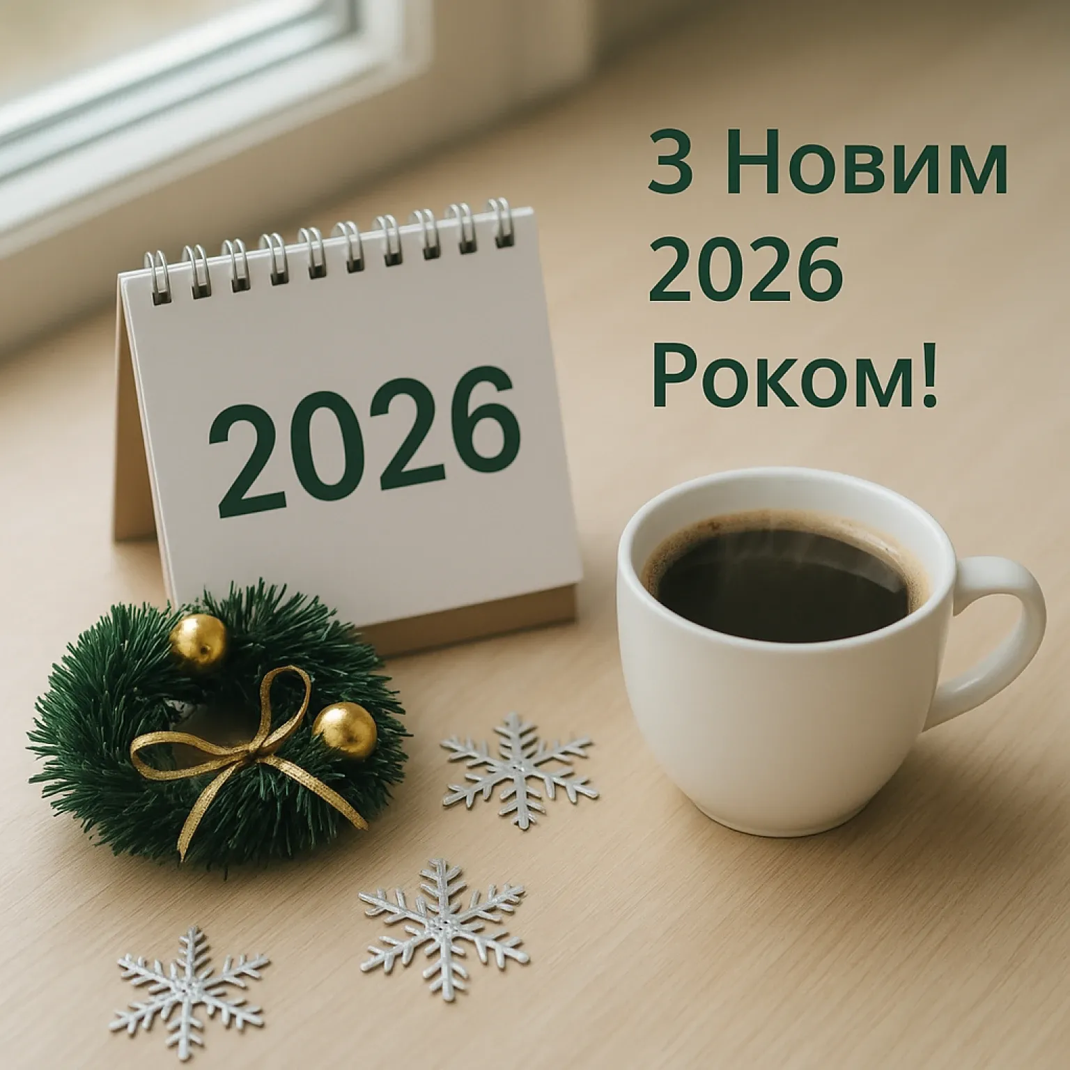 Привітання з новим роком 2026