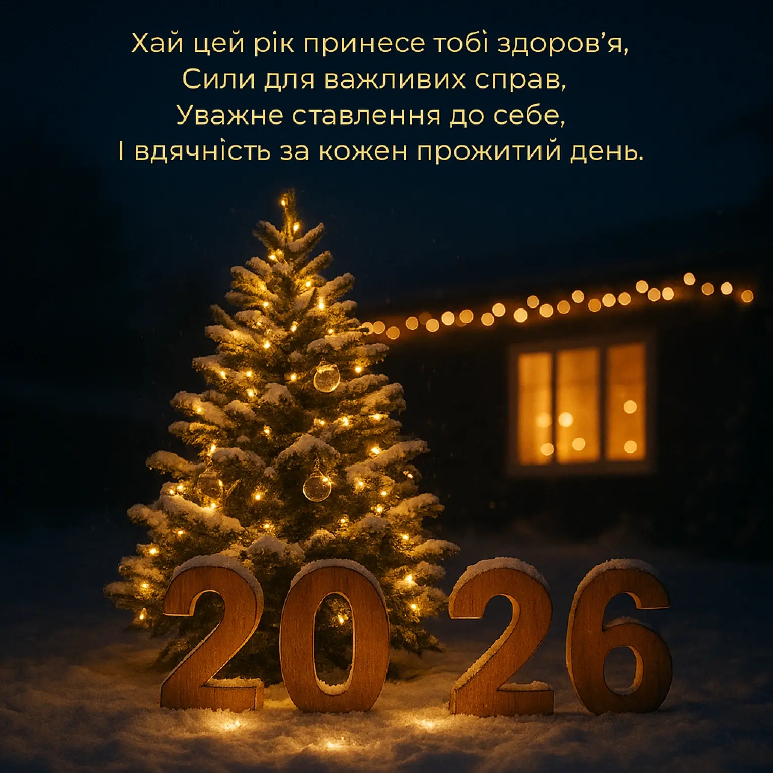 Привітання з новим роком 2026