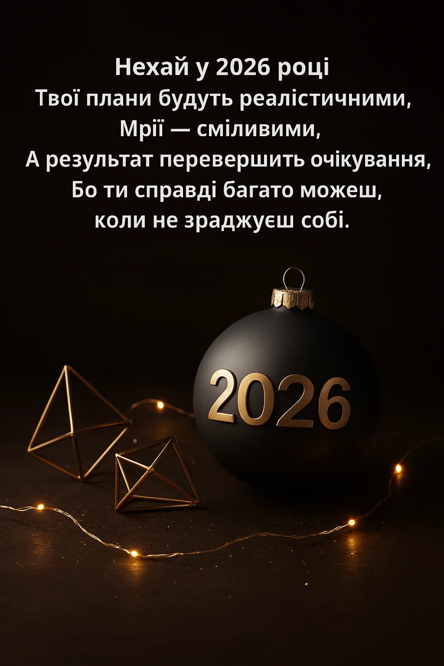 Привітання з новим роком 2026