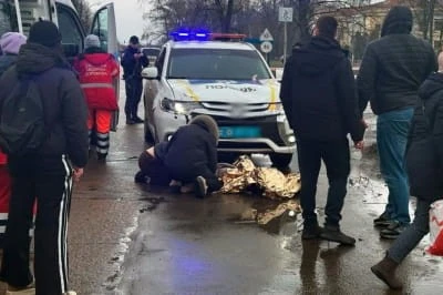 Поліцейське авто збило матір і дитину на переході в Прилуках: загинула малолітня пішохідка