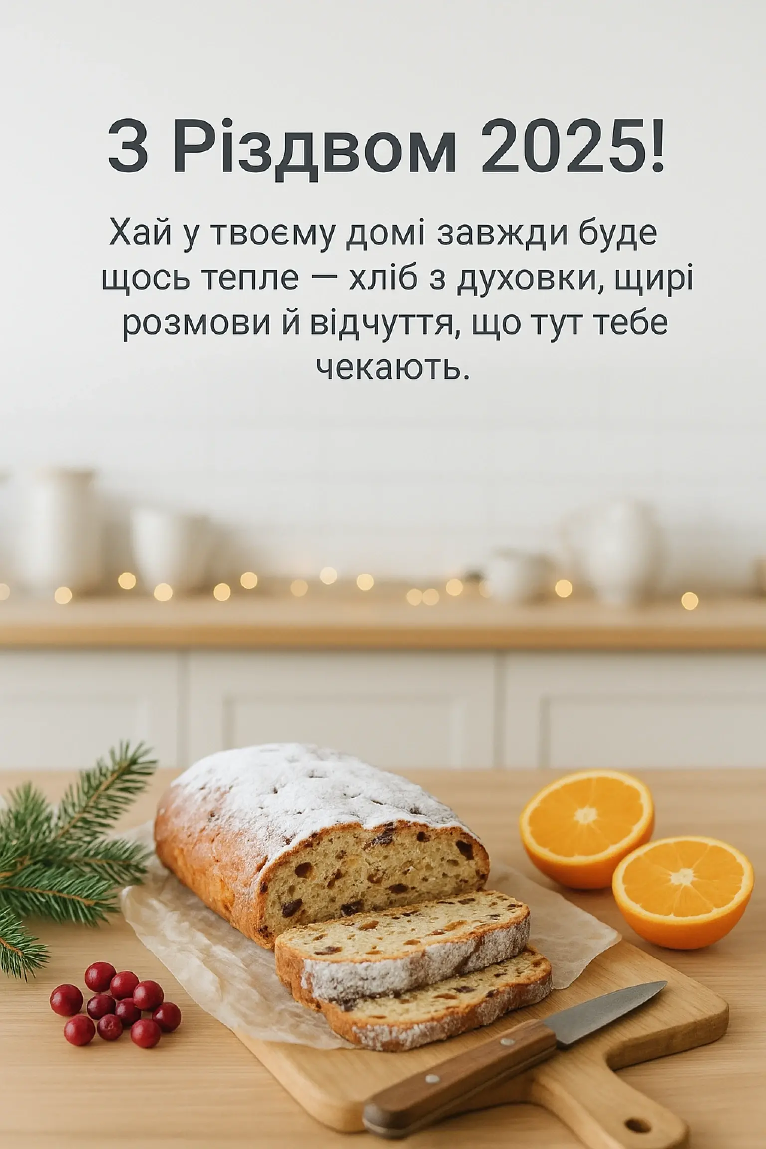 Привітання з Різдвом 2025: теплі й щирі побажання для всіх