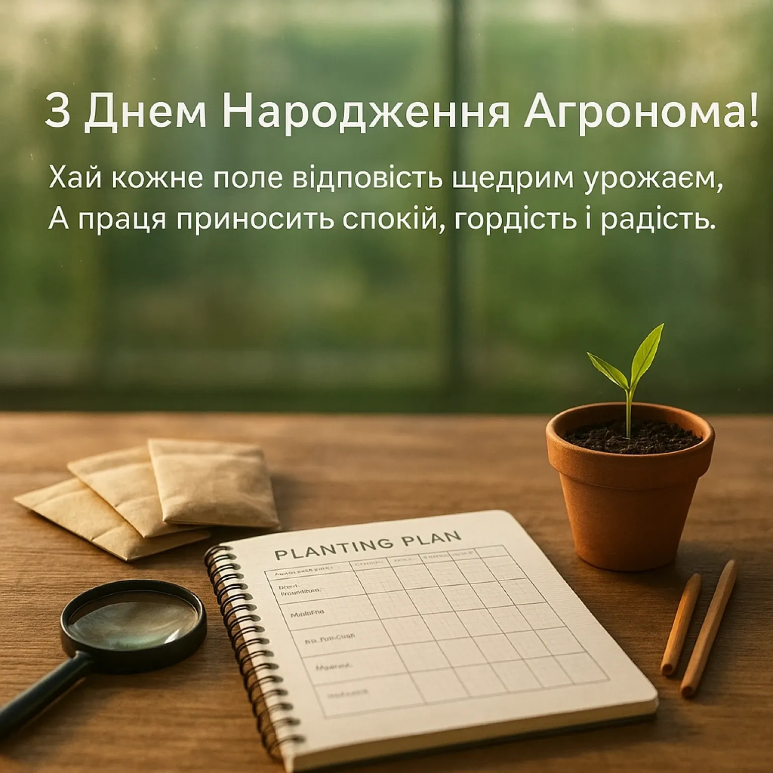 Привітання з днем народження агронома в картинках