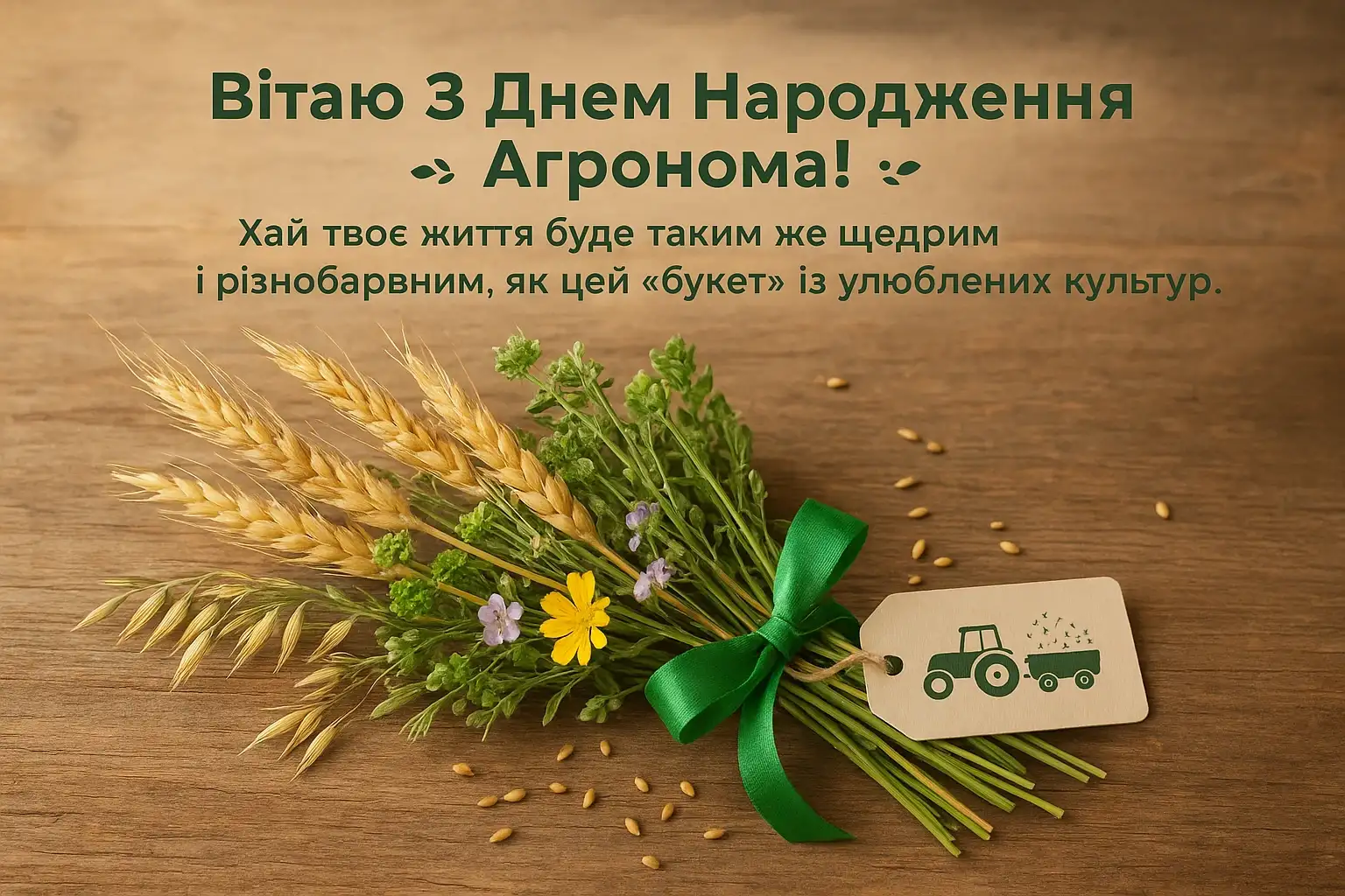 Привітання з днем народження агронома в картинках