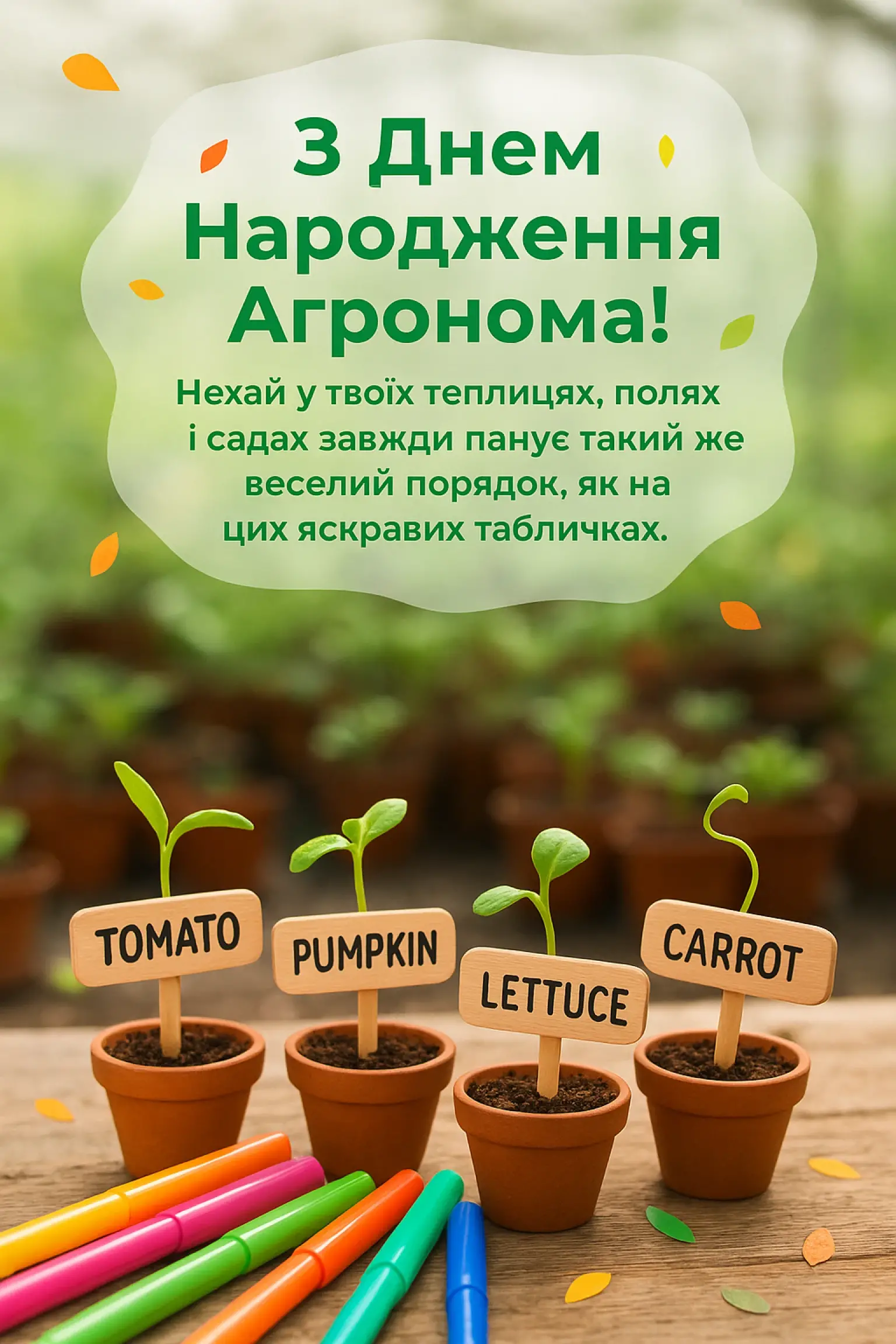 Привітання з днем народження агронома в картинках