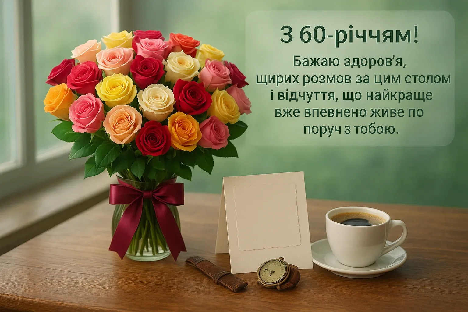 Вітання з 60-річним ювілеєм у картинках