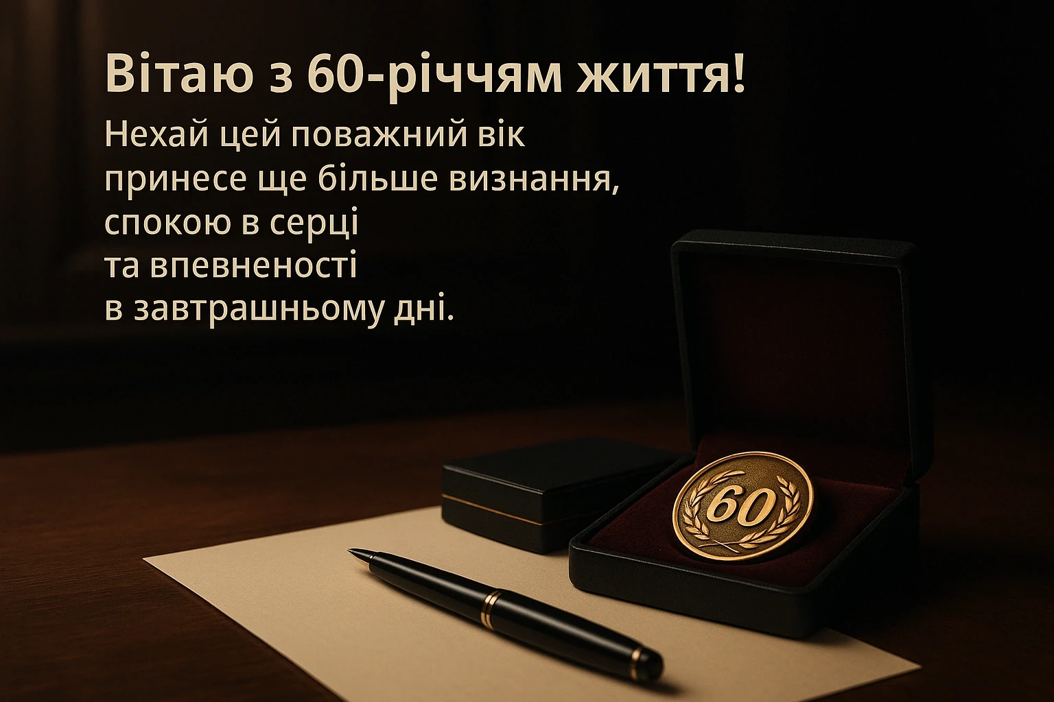 Вітання з 60-річним ювілеєм у картинках