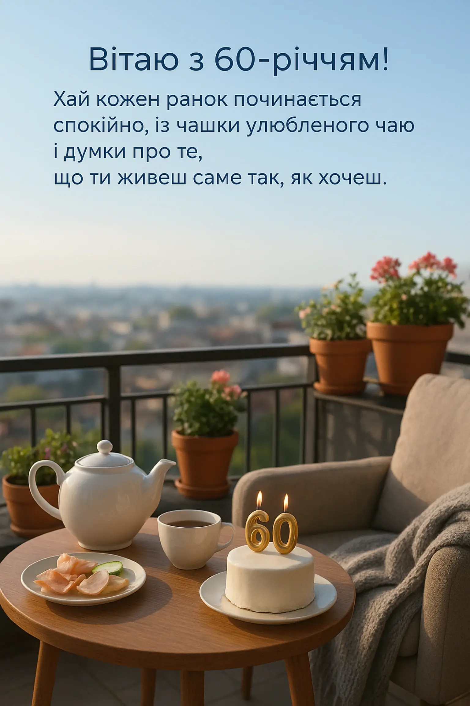 Вітання з 60-річним ювілеєм у картинках
