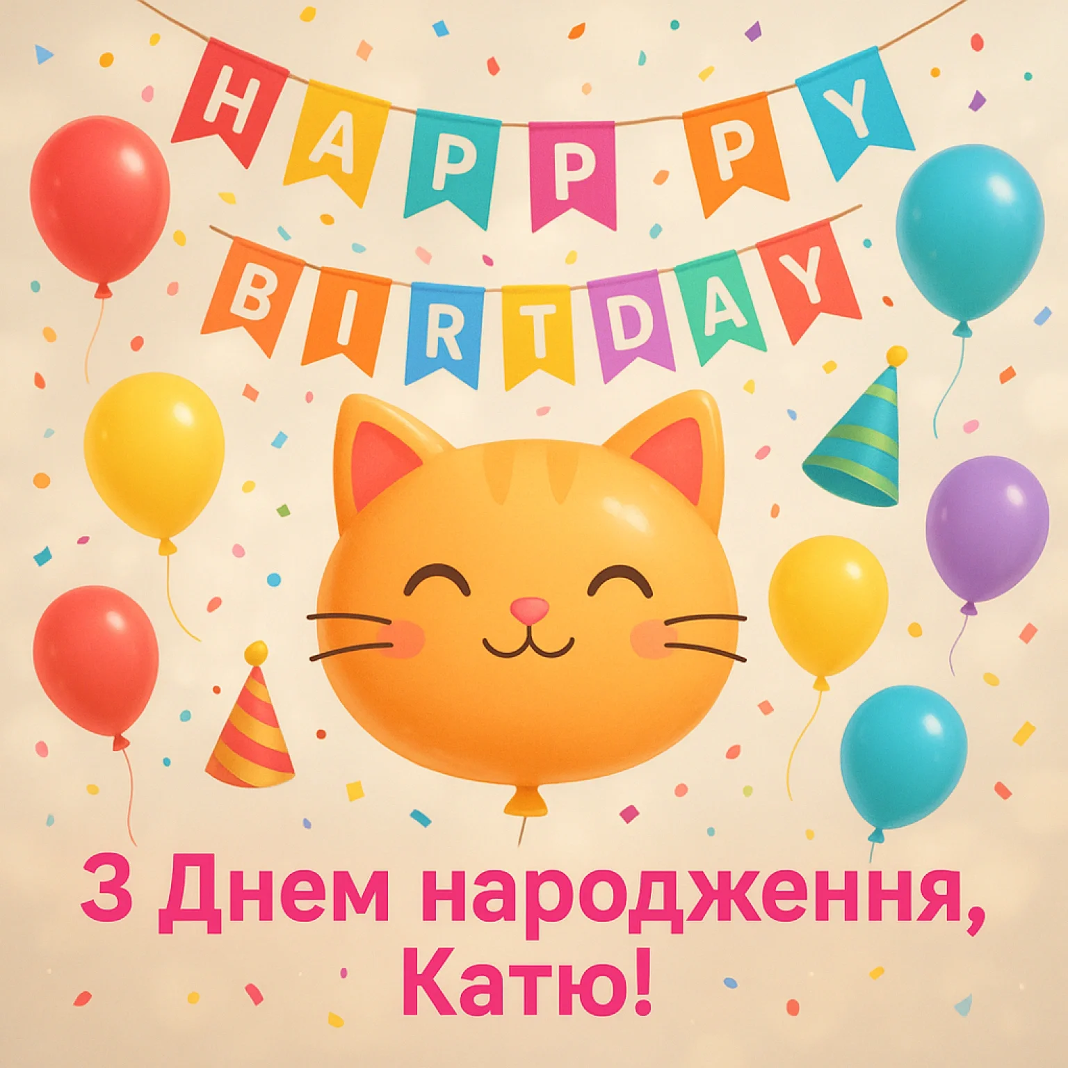 Привітання з днем народження Каті: слова, які дарують усмішку