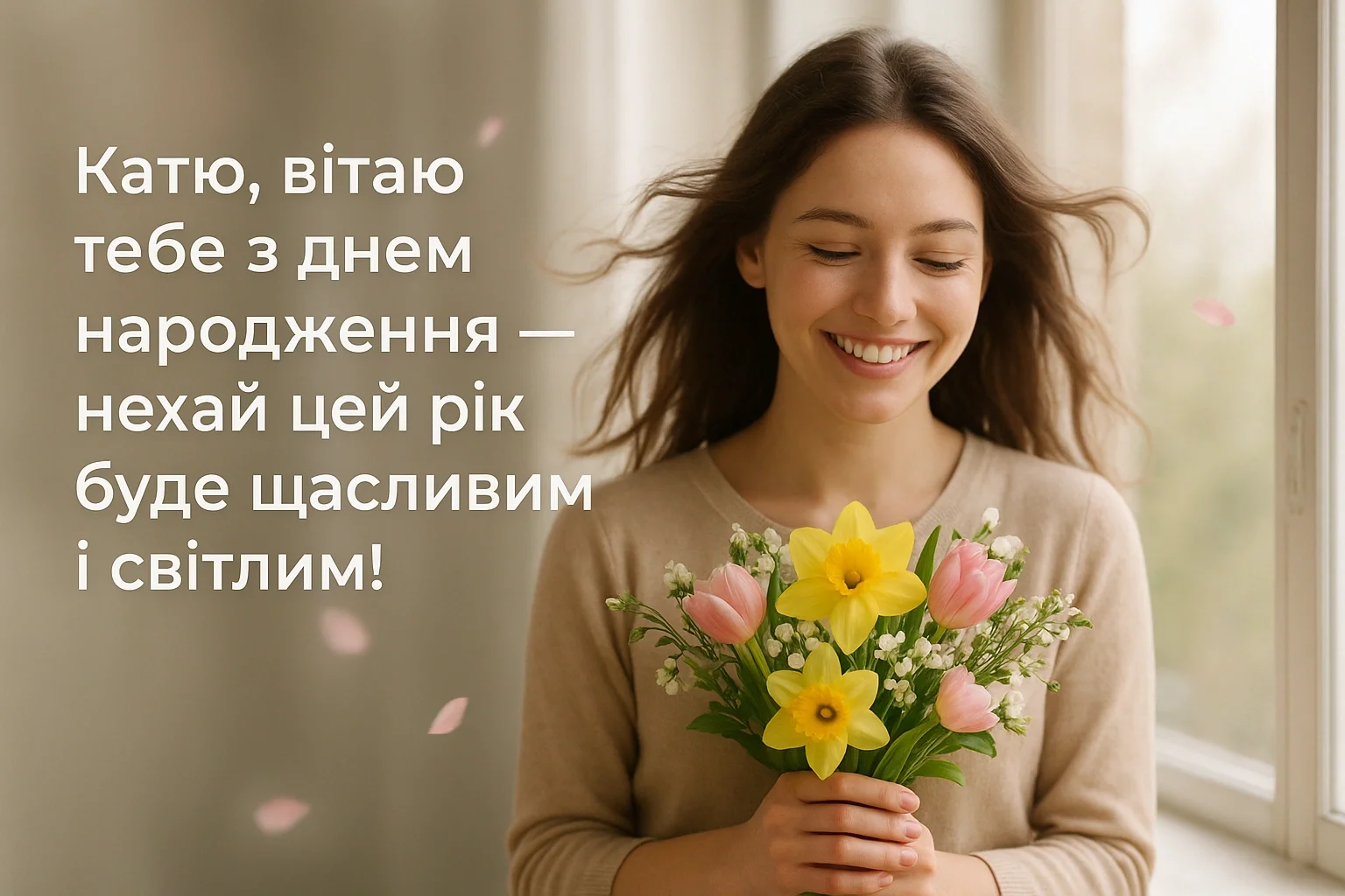 Привітання з днем народження Каті: слова, які дарують усмішку