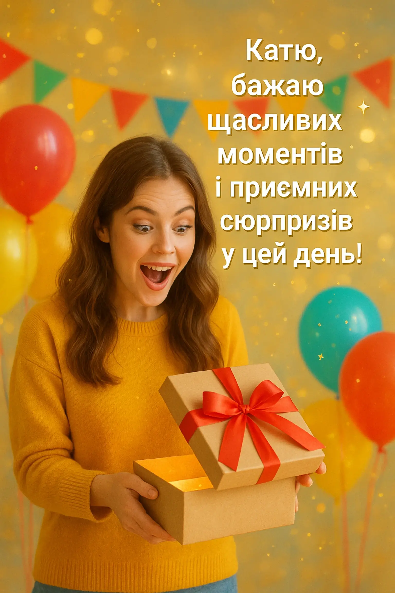 Привітання з днем народження Каті: слова, які дарують усмішку