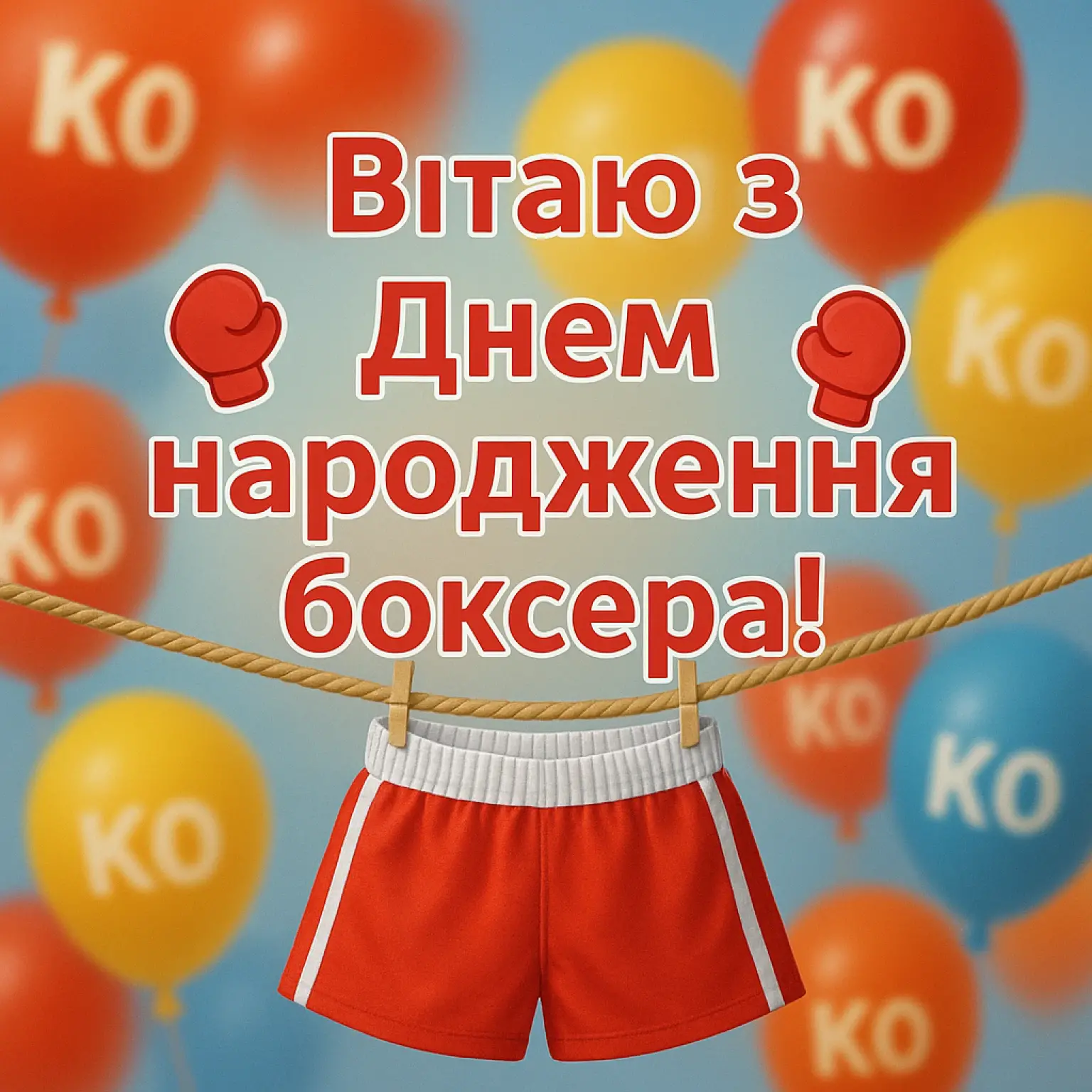 Привітання з днем народження боксера: свято чемпіона