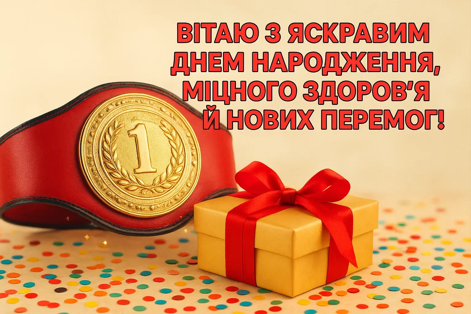 Привітання з днем народження боксера: свято чемпіона