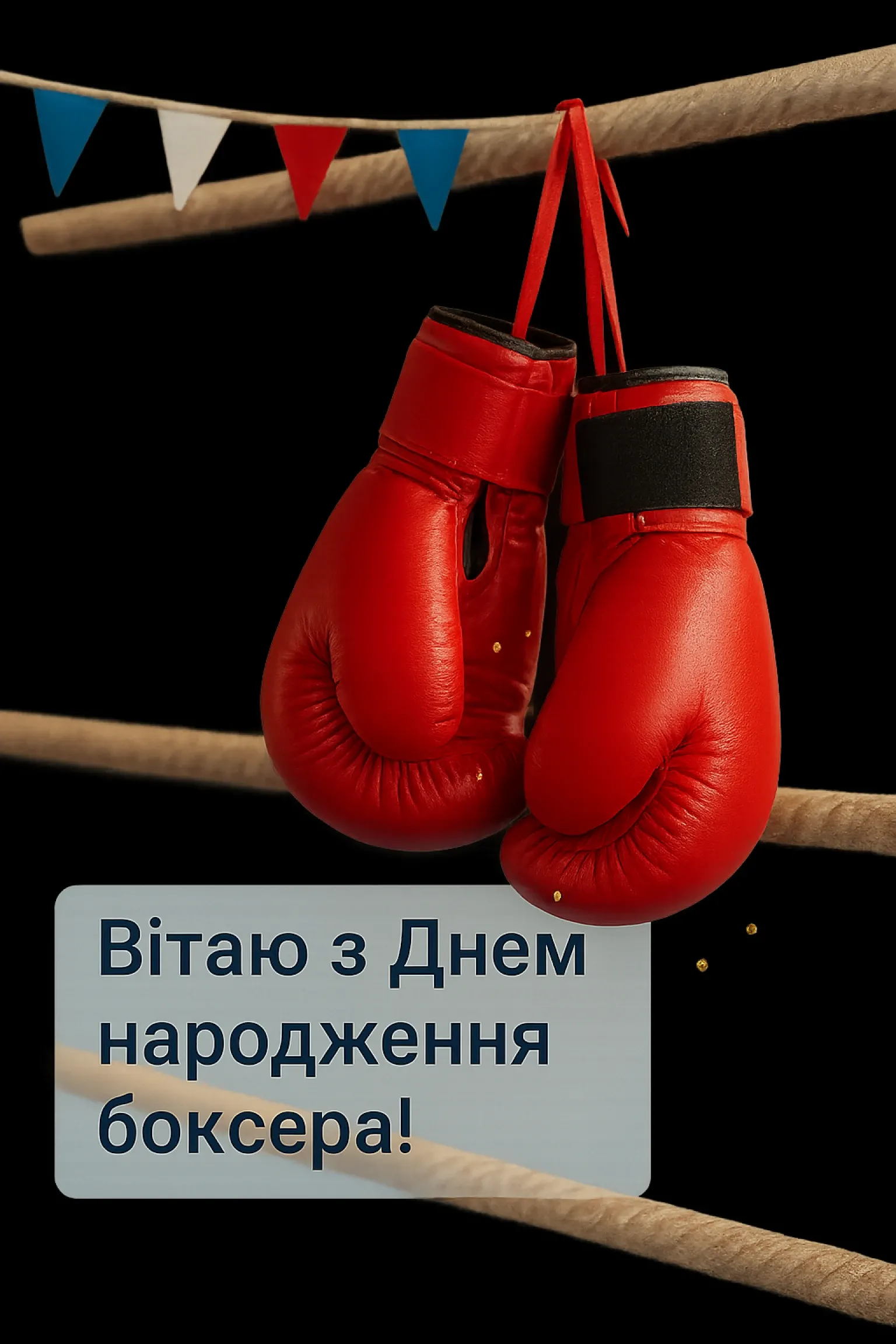 Привітання з днем народження боксера: свято чемпіона
