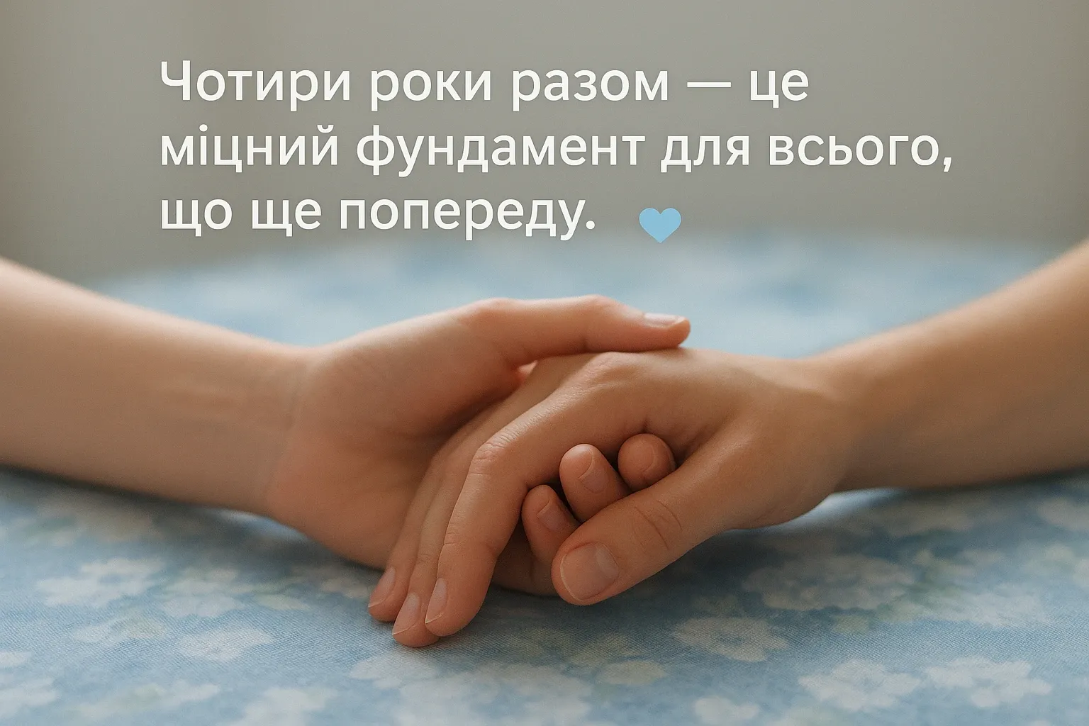 Привітання з днем весілля: 4 роки разом