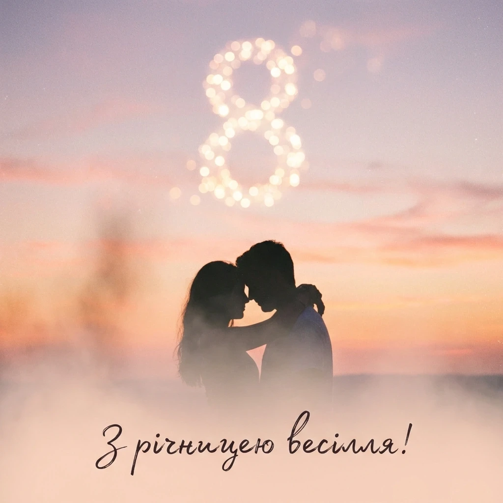 8 років весілля