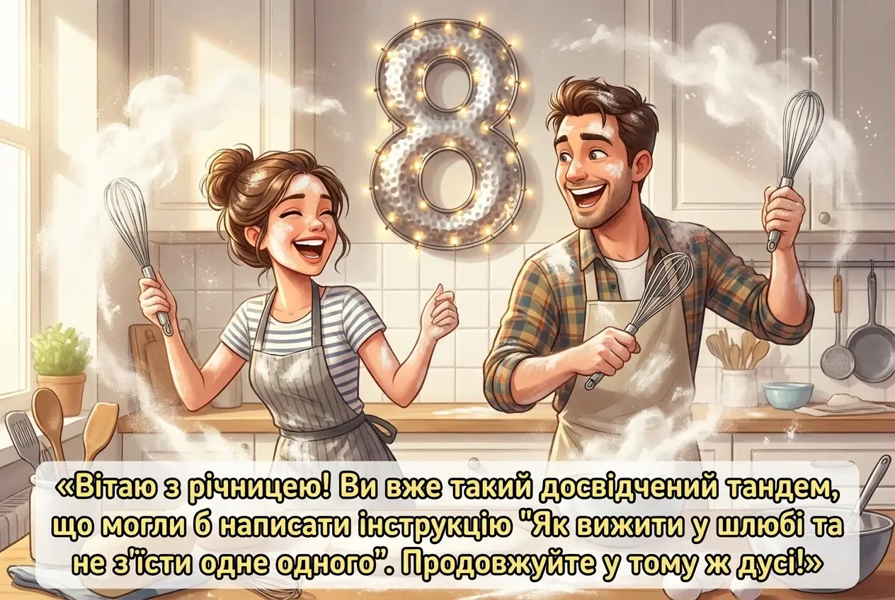 8 років весілля