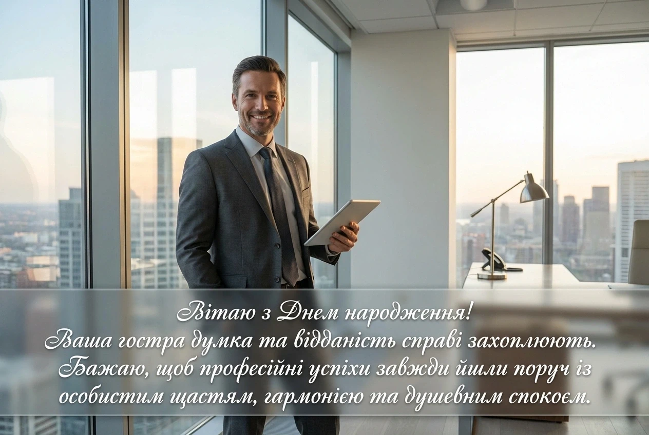з днем народження адвоката