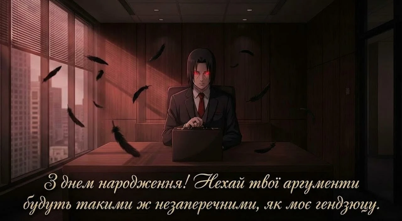 Привітання з днем народження для адвоката