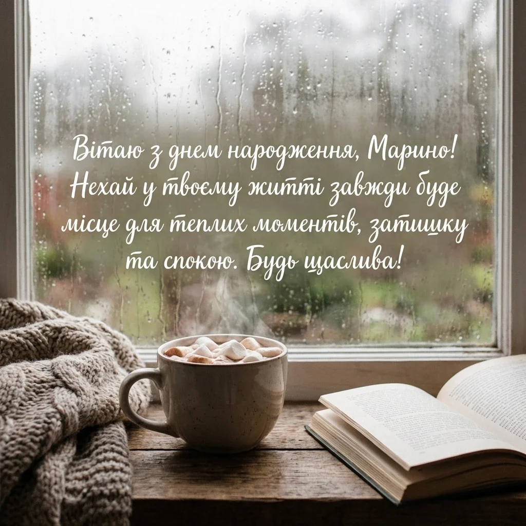 з днем народження Марина