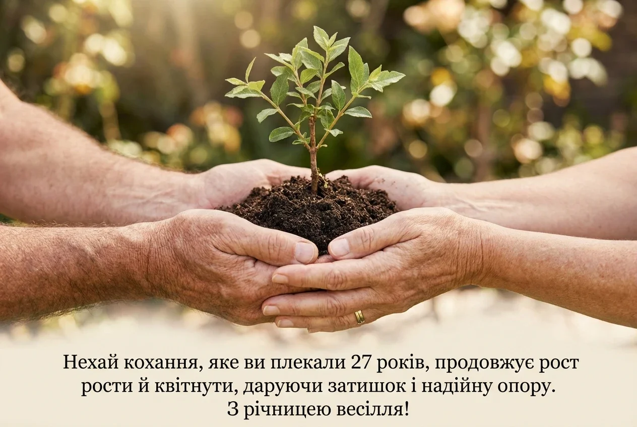 з днем весілля 27 років