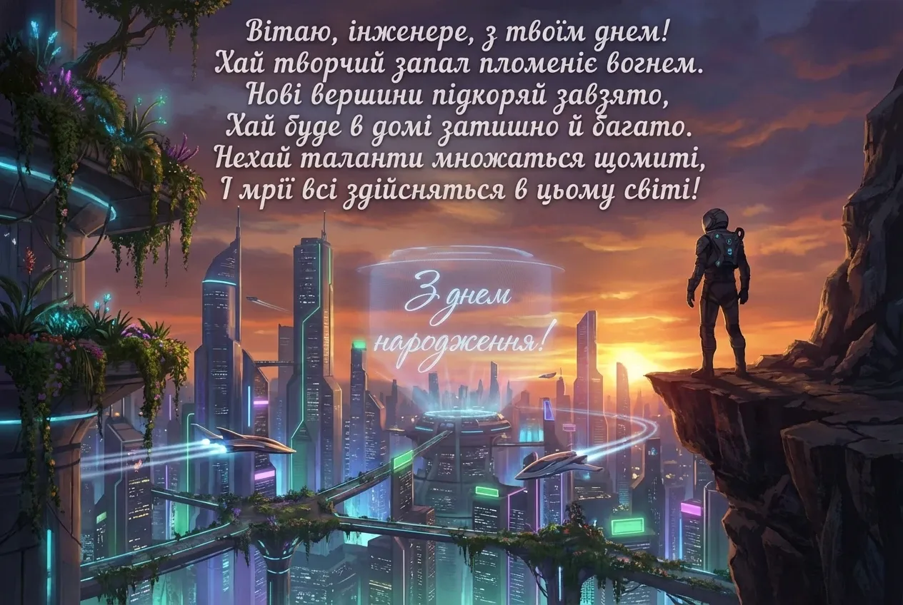 з днем народження інженера