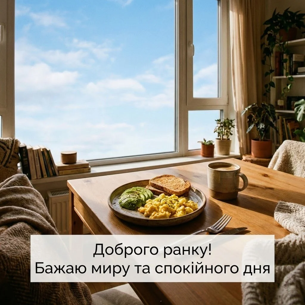 Доброго ранку та мирного неба: найкращі картинки та щирі побажання українською