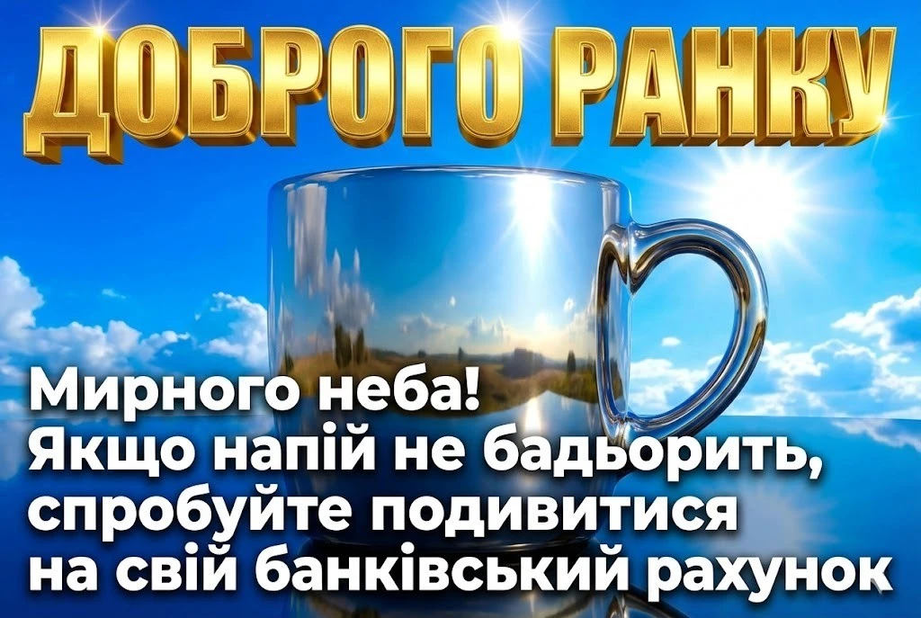 Доброго ранку та мирного неба: найкращі картинки та щирі побажання українською