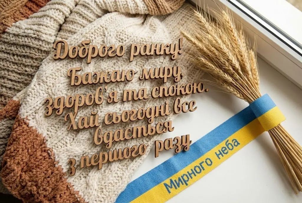 Доброго ранку та мирного неба: найкращі картинки та щирі побажання українською