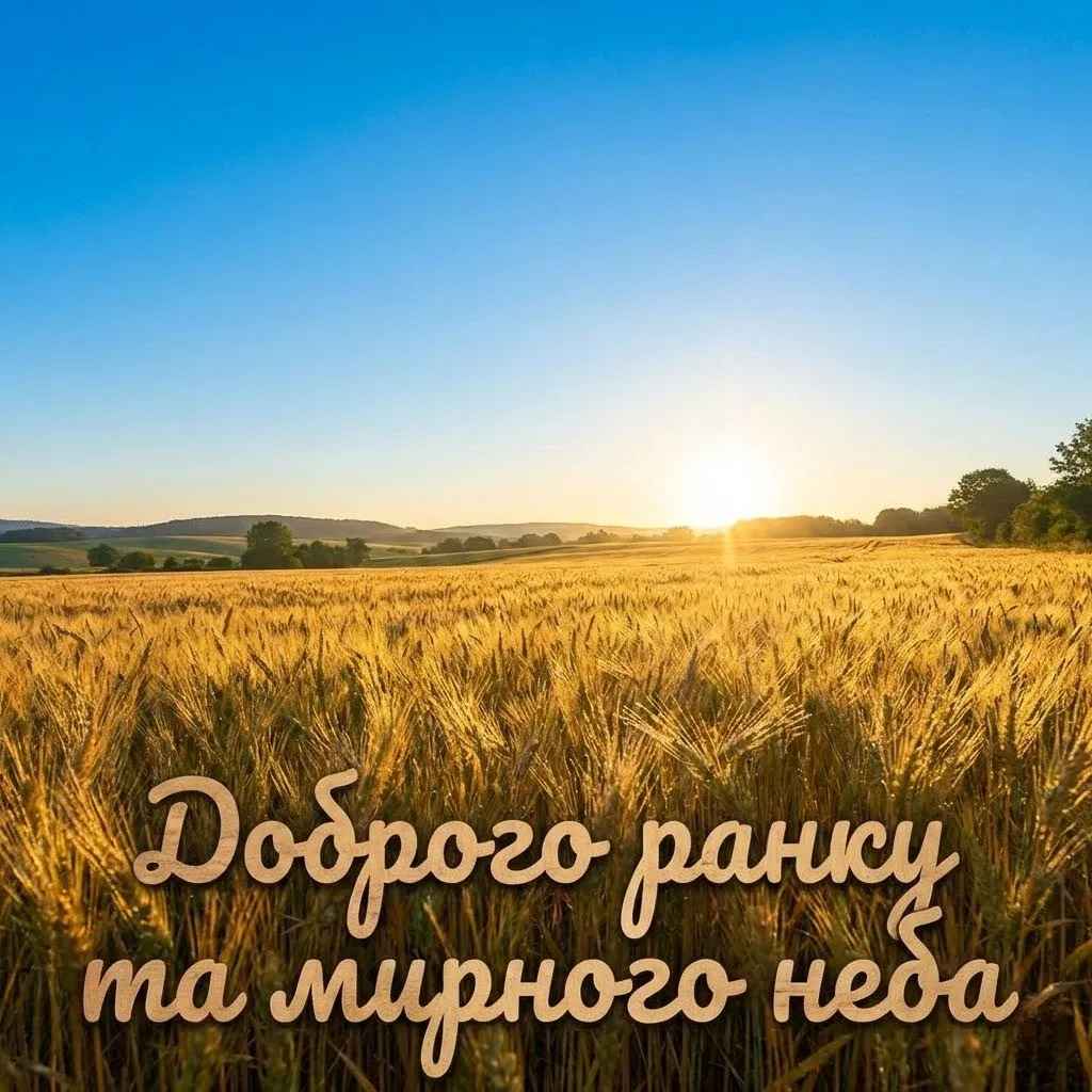 Доброго ранку та мирного неба: найкращі картинки та щирі побажання українською