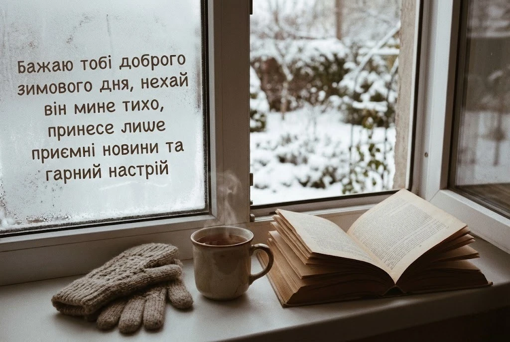 Доброго зимового дня: душевні побажання та красиві картинки для гарного настрою