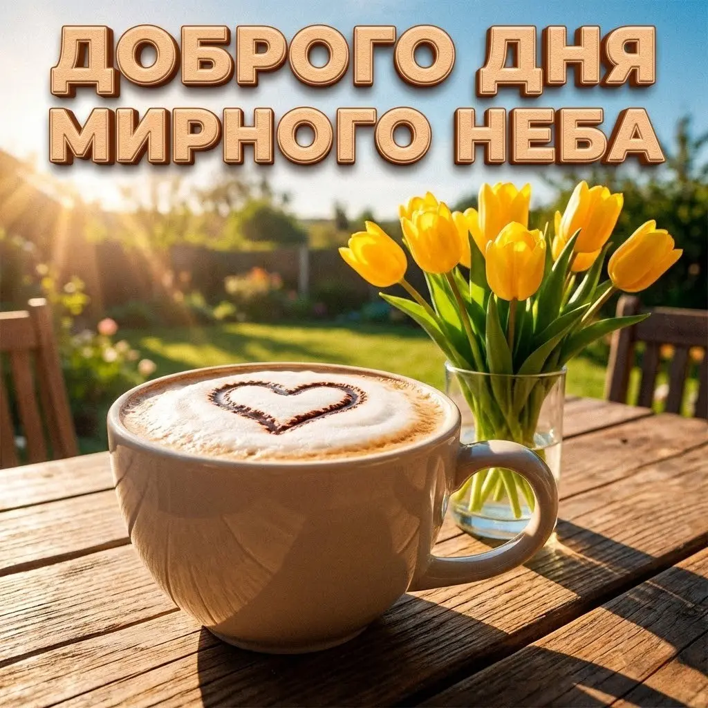 Доброго дня, мирного неба: душевні картинки та найкращі побажання для гарного настрою
