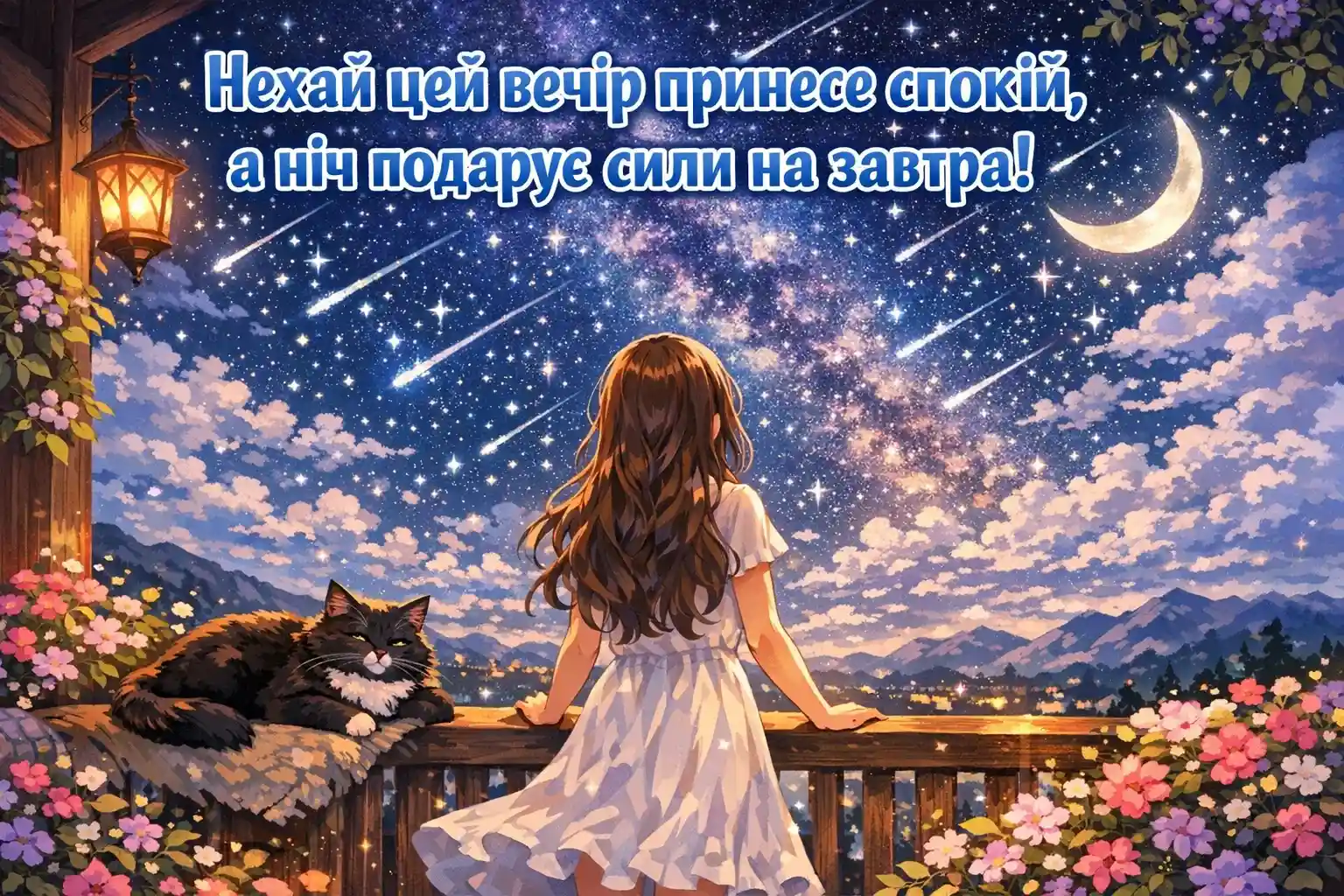 Надобраніч, доброго вечора і спокійної ночі: душевні картинки та щирі побажання для близьких