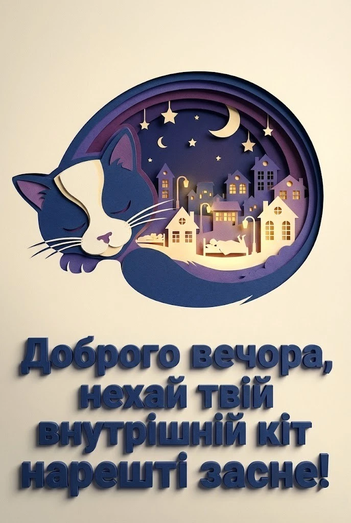 Надобраніч, доброго вечора і спокійної ночі: душевні картинки та щирі побажання для близьких