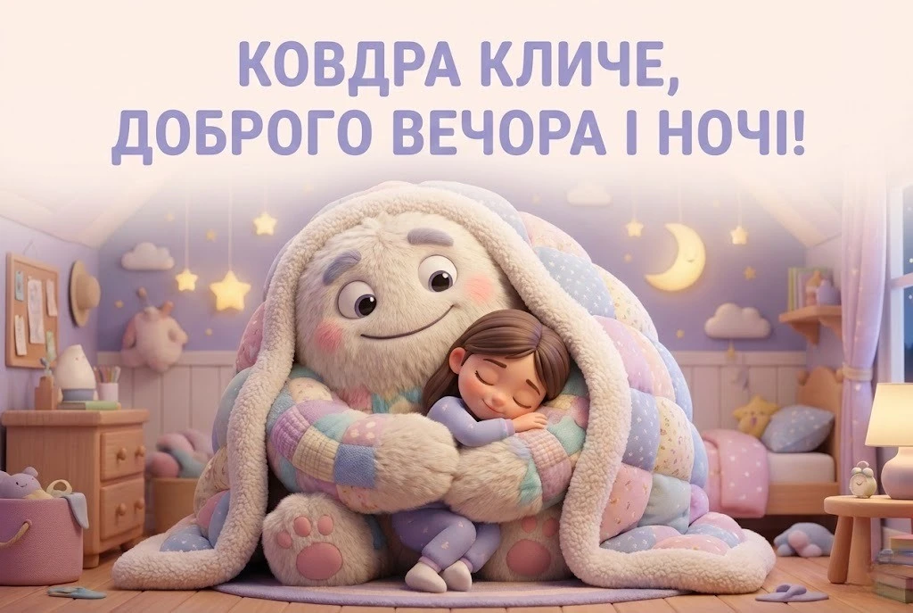Надобраніч, доброго вечора і спокійної ночі: душевні картинки та щирі побажання для близьких