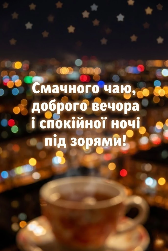 Надобраніч, доброго вечора і спокійної ночі: душевні картинки та щирі побажання для близьких