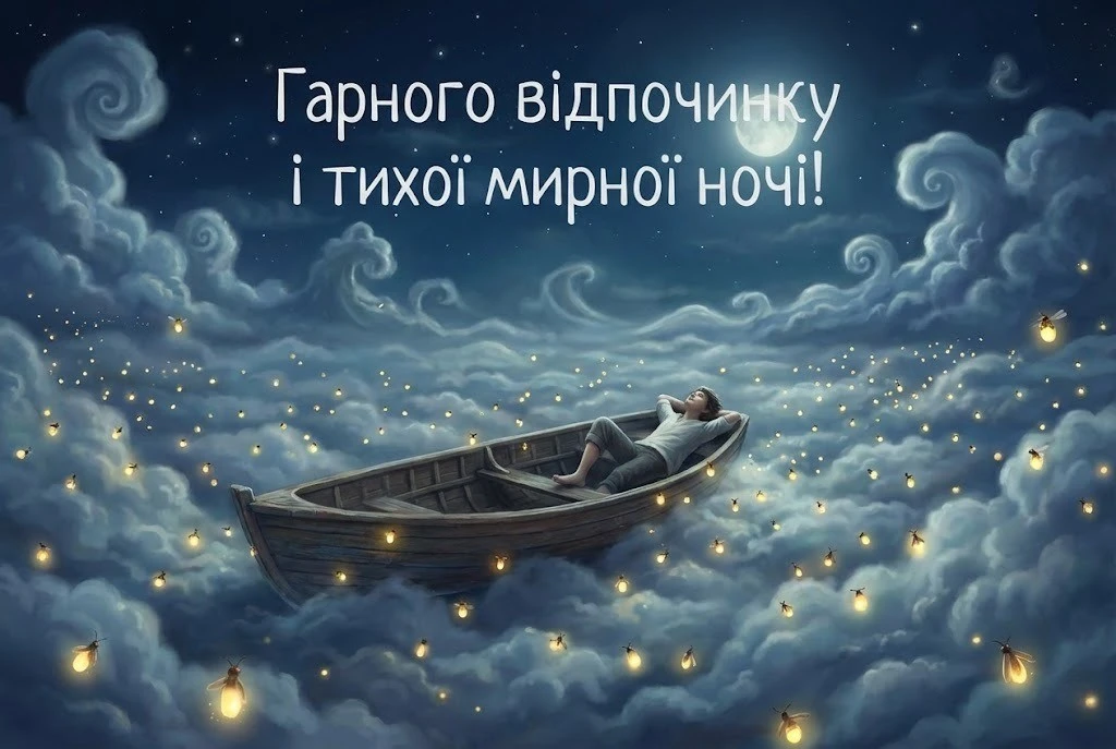 Надобраніч, доброго вечора і спокійної ночі: душевні картинки та щирі побажання для близьких