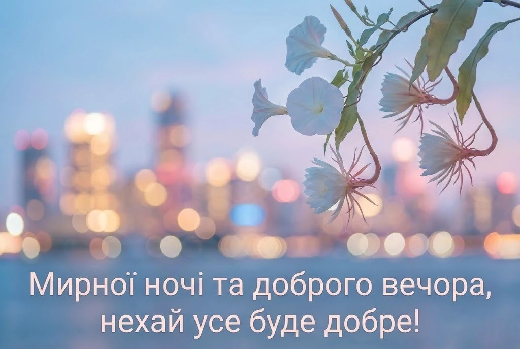 Доброго вечора та мирної ночі: найтепліші картинки та душевні листівки для близьких