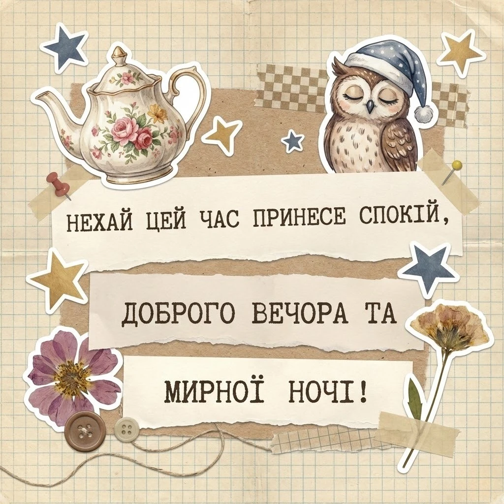 Доброго вечора та мирної ночі: найтепліші картинки та душевні листівки для близьких