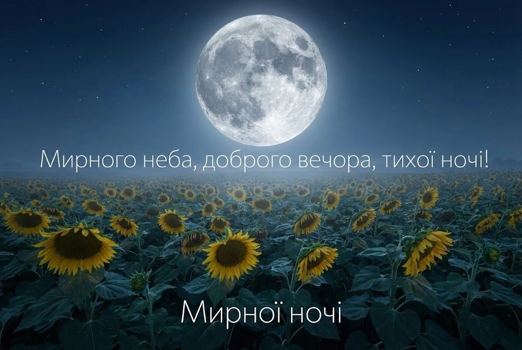 Доброго вечора та мирної ночі: найтепліші картинки та душевні листівки для близьких