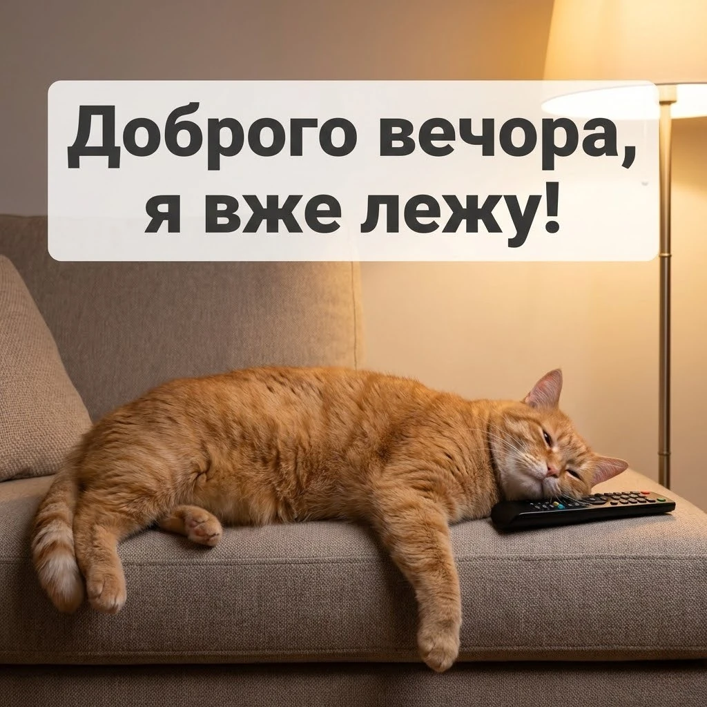 Прикольні картинки доброго вечора та гарного настрою: велика добірка для затишного відпочинку