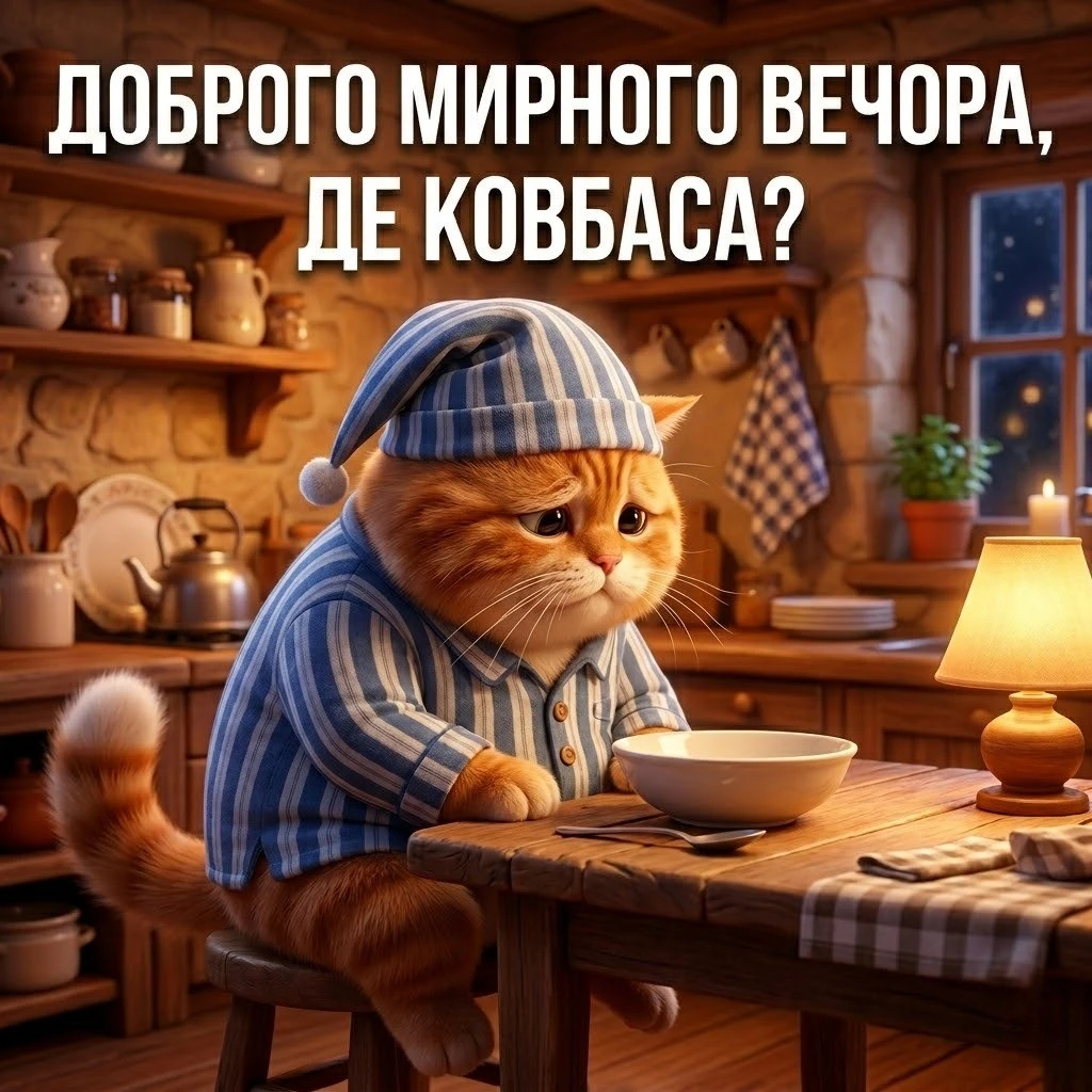 Доброго мирного вечора: добірка душевних картинок та прикольних листівок для затишного настрою