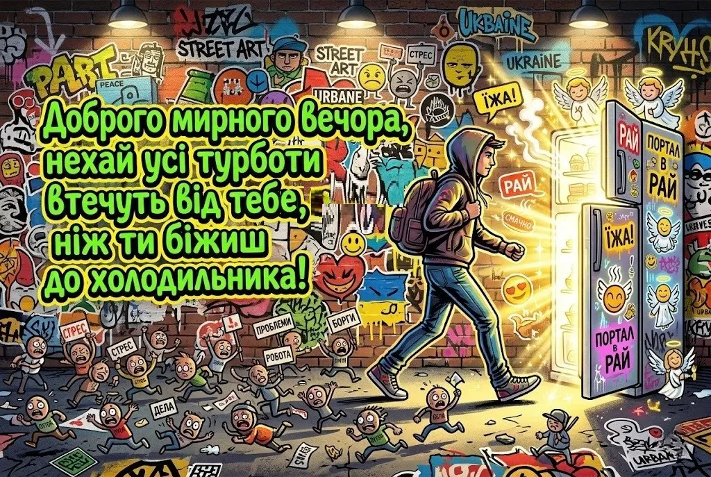 Доброго мирного вечора: добірка душевних картинок та прикольних листівок для затишного настрою