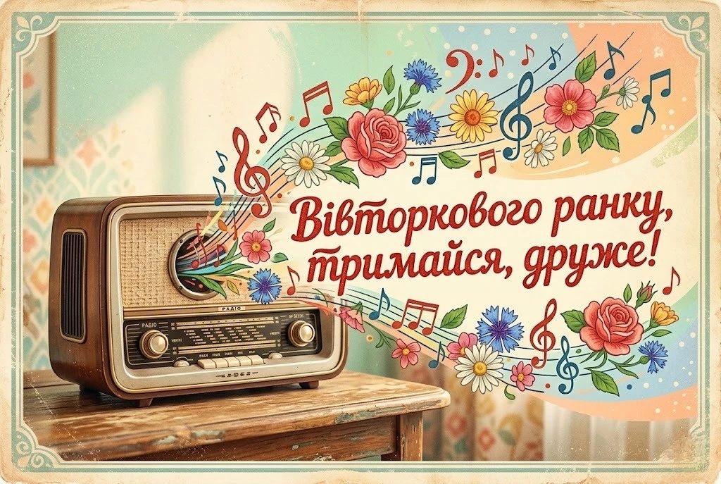 Доброго ранку вівторок: душевні побажання та красиві листівки для гарного настрою