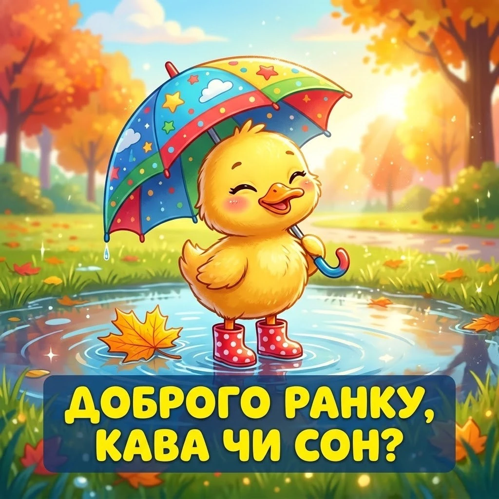 Доброго осіннього ранку картинки українською для затишного настрою та щирих посмішок