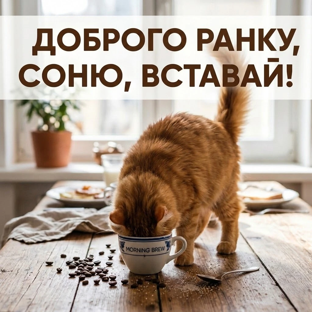 Побажання доброго ранку і гарного дня: душевна добірка прикольних листівок та картинок для чудового настрою