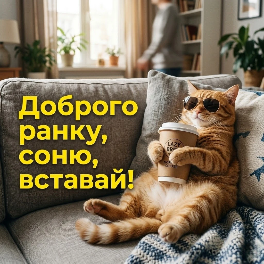 Доброго ранку та ароматна кава для натхнення у яскравих картинках і щирих побажаннях