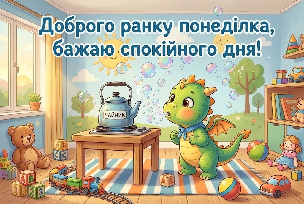 Доброго ранку понеділка та вдалого тижня: душевні побажання та красиві листівки