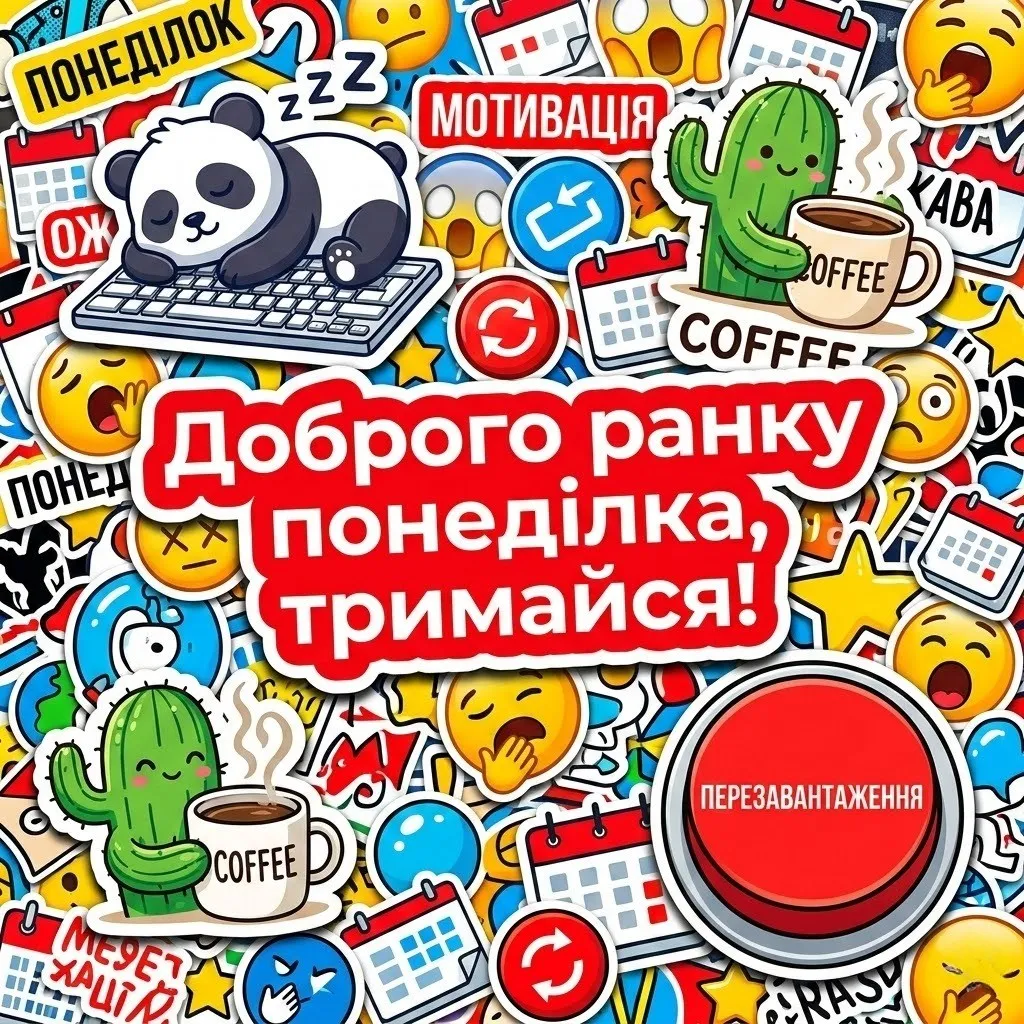 Доброго ранку понеділка та вдалого тижня: душевні побажання та красиві листівки